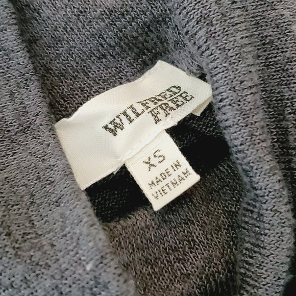 ARITZIA WILFRED FREE Grey Turtleneck Tunic Sweater - Picture 7 of 9